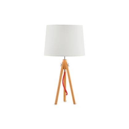 Настольная лампа IDEAL LUX YORK TL1 SMALL WOOD