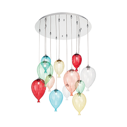 Люстра IDEAL LUX CLOWN SP12 COLOR