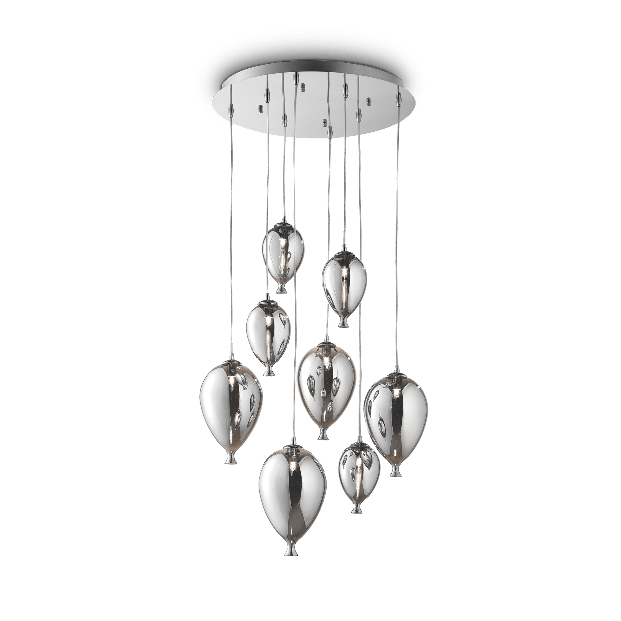 Люстра IDEAL LUX CLOWN SP8 CROMO
