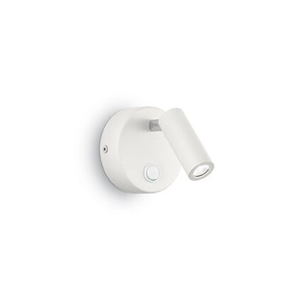 Бра IDEAL LUX PAGE AP1 ROUND BIANCO