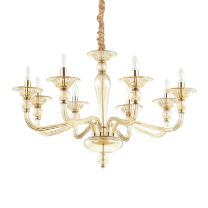 Люстра IDEAL LUX DANIELI SP8 AMBRA