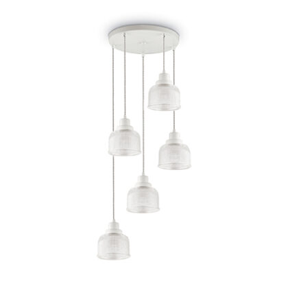 Люстра IDEAL LUX RUBY SP5 BIANCO
