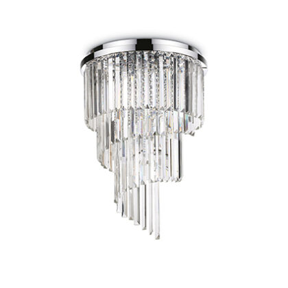 Люстра IDEAL LUX CARLTON PL12 CROMO