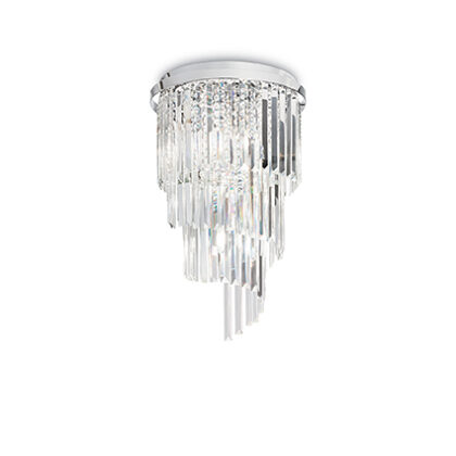 Люстра IDEAL LUX CARLTON PL8 CROMO
