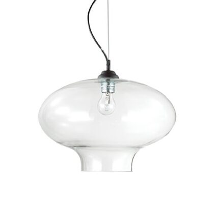 Люстра IDEAL LUX BISTRO SP1 ROUND TRASPARENTE