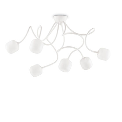 Люстра IDEAL LUX OCTOPUS PL6 BIANCO