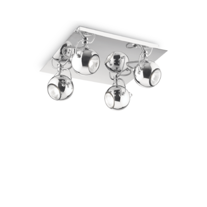 Люстра IDEAL LUX LUNARE PL4 CROMO