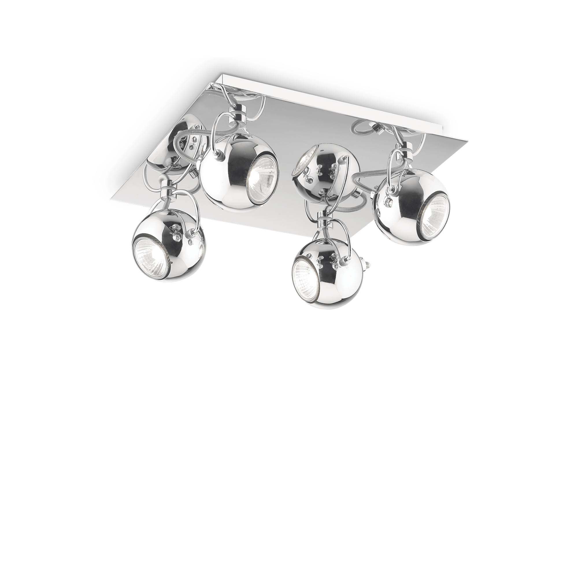 Люстра IDEAL LUX LUNARE PL4 CROMO