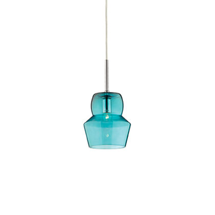 Люстра IDEAL LUX ZENO SP1 SMALL AZZURRO