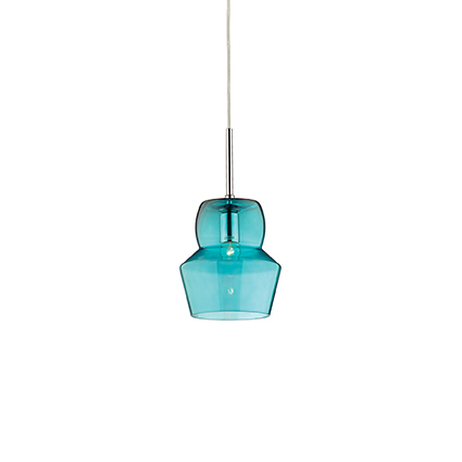 Люстра IDEAL LUX ZENO SP1 SMALL AZZURRO