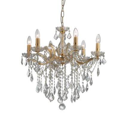 Люстра IDEAL LUX FLORIAN SP6 ORO