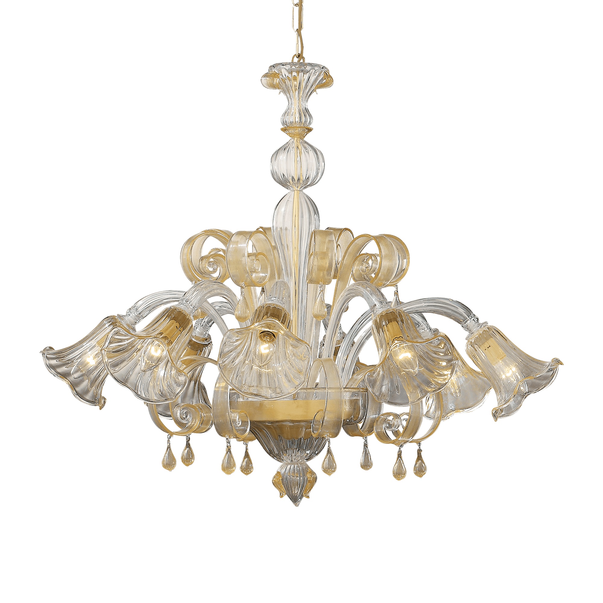 Люстра IDEAL LUX CA`D`ORO SP8