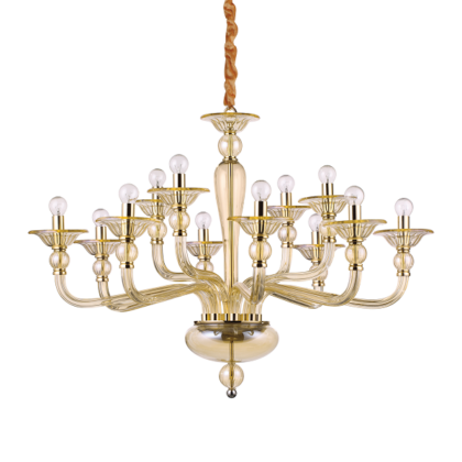 Люстра IDEAL LUX DANIELI SP12 AMBRA
