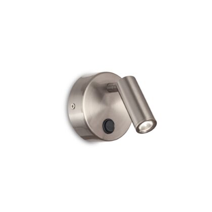 Бра IDEAL LUX PAGE AP1 ROUND NICKEL