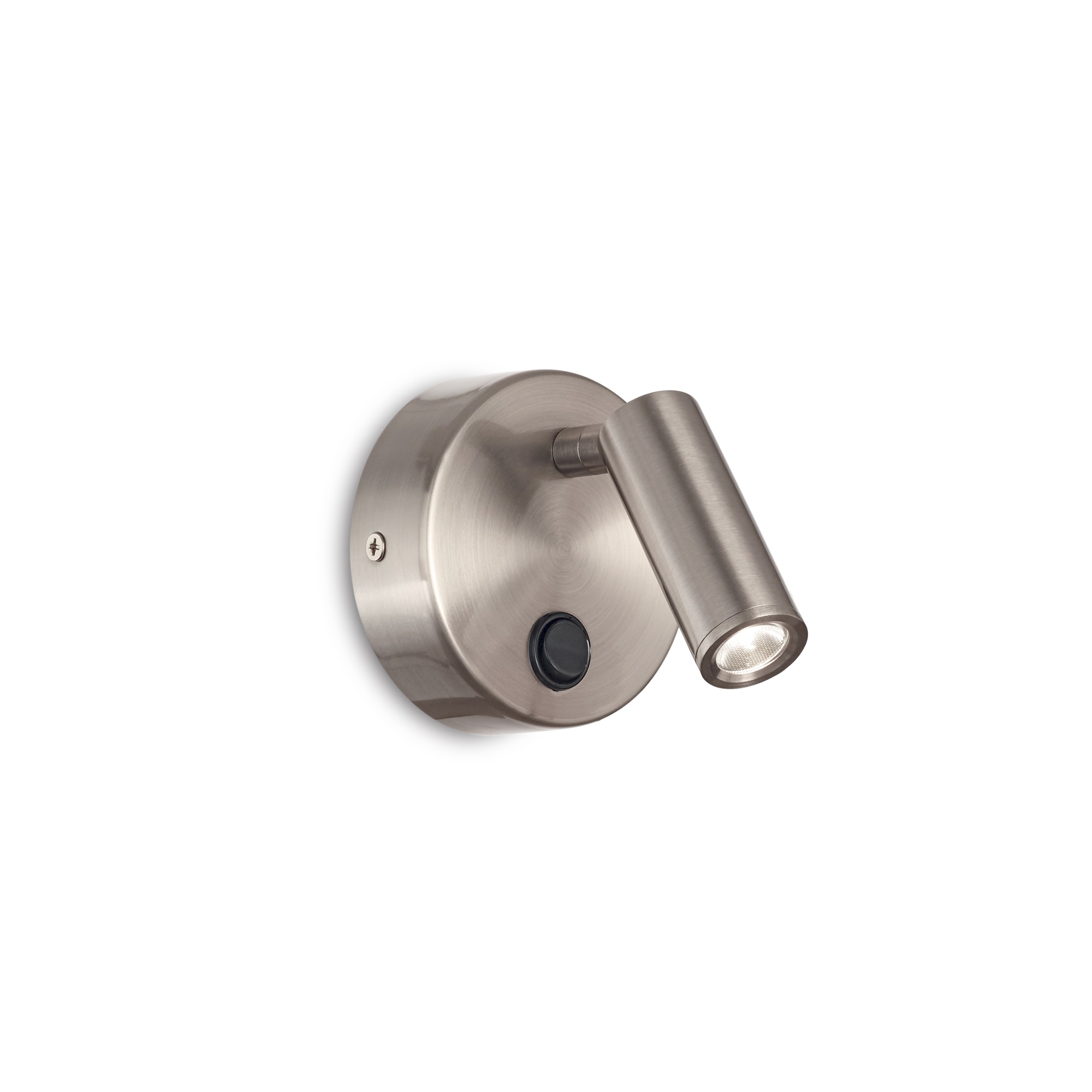 Бра IDEAL LUX PAGE AP1 ROUND NICKEL