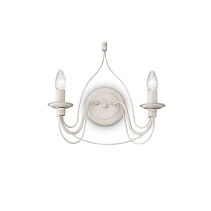 Бра IDEAL LUX CORTE AP2 BIANCO ANTICO