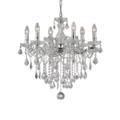 Люстра IDEAL LUX FLORIAN SP6 CROMO