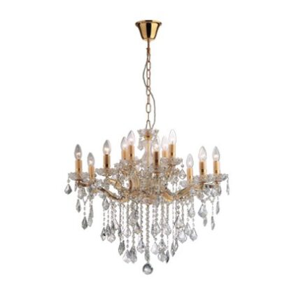 Люстра IDEAL LUX FLORIAN SP12 ORO