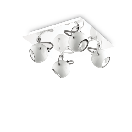 Люстра IDEAL LUX LUNARE PL4 BIANCO