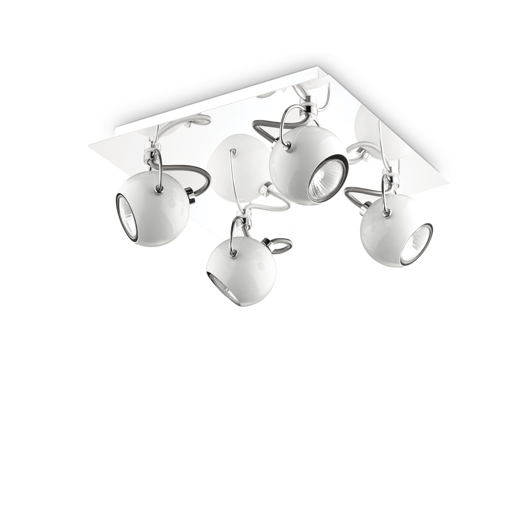 Люстра IDEAL LUX LUNARE PL4 BIANCO