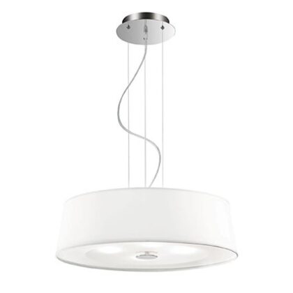 Люстра IDEAL LUX HILTON SP4 ROUND BIANCO